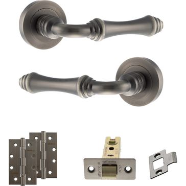 Old English Durham Door Handle Pack - Latch Set