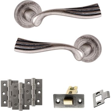 Old English Richmond Door Handle Pack - Latch Set alternative
