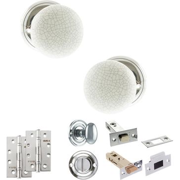 Old English Skipton Door Knob Pack - Bathroom Set