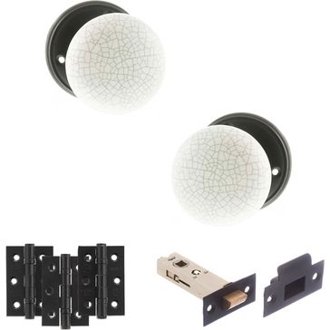 Old English Skipton Door Knob Pack - Latch Set