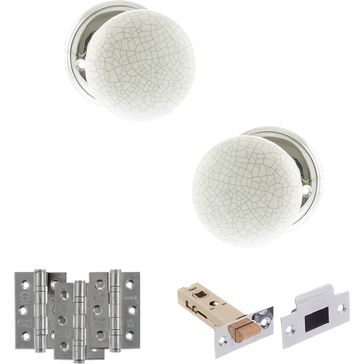 Old English Skipton Door Knob Pack - Latch Set