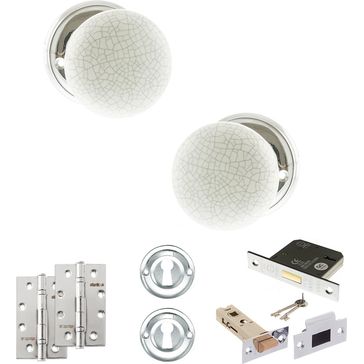 Old English Skipton Door Knob Pack (Lock Set)