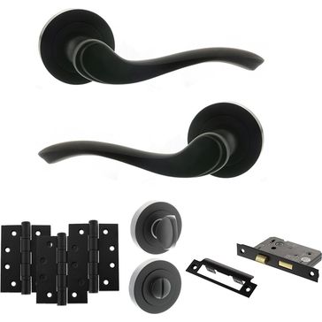 Old English Warwick Door Handle Pack - Bathroom Set alternative