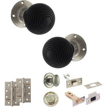 Old English Whitby Door Knob Pack - Bathroom Set