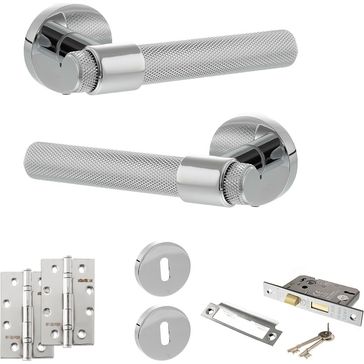 Senza Pari Andretta Door Handle Pack (3 Lever Lock Set)