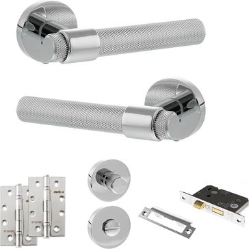 Senza Pari Andretta Door Handle Pack (Bathroom Set)