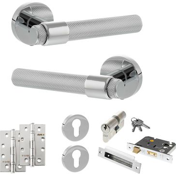 Senza Pari Andretta Door Handle Pack (Euro Lock Set)