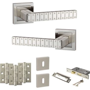 Senza Pari Bianca Door Handle Pack (3 Lever Lock Set) alternative