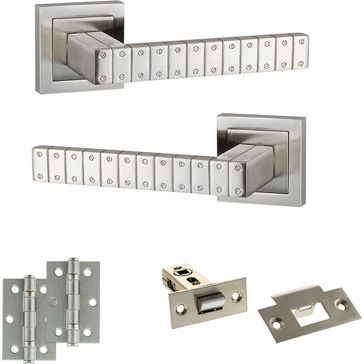 Senza Pari Bianca Door Handle Pack (Latch Set)