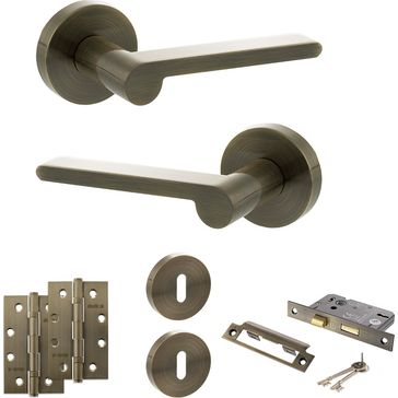 Senza Pari Darrio Door Handle Pack (3 Lever Lock Set)