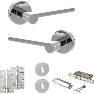 Senza Pari Darrio Door Handle Pack (3 Lever Lock Set)