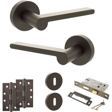 Senza Pari Darrio Door Handle Pack (3 Lever Lock Set)