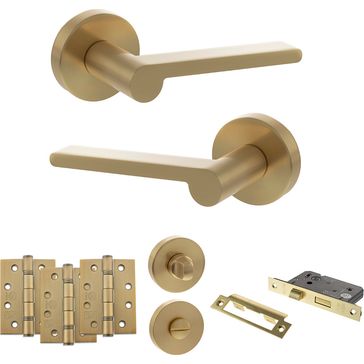 Senza Pari Darrio Door Handle Pack (Bathroom Set) alternative