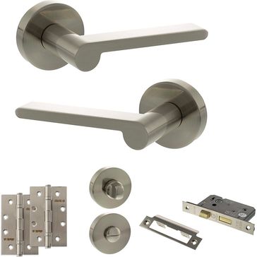 Senza Pari Darrio Door Handle Pack (Bathroom Set)