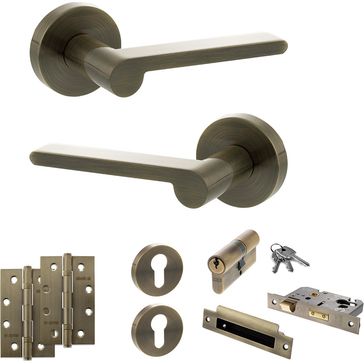 Senza Pari Darrio Door Handle Pack (Euro Lock Set)