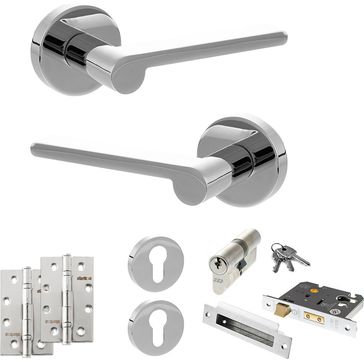 Senza Pari Darrio Door Handle Pack (Euro Lock Set)