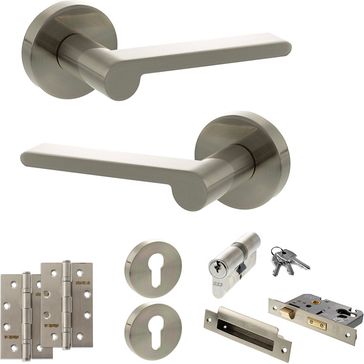 Senza Pari Darrio Door Handle Pack (Euro Lock Set)