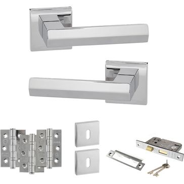 Senza Pari Davoli Door Handle Pack (3 Lever Lock Set) alternative
