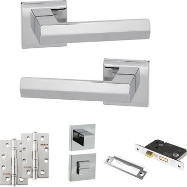 Senza Pari Davoli Door Handle Pack (Bathroom Set)