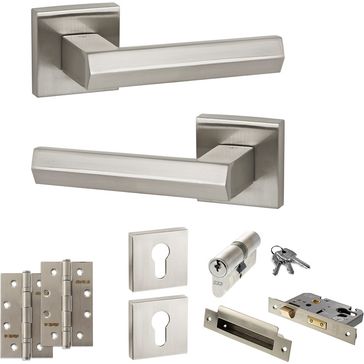 Senza Pari Davoli Door Handle Pack (Euro Lock Set)