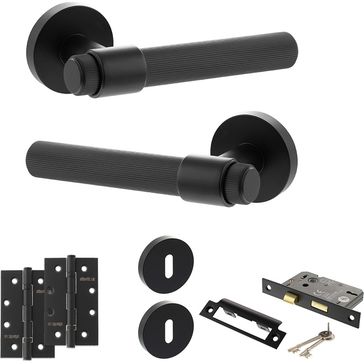 Senza Pari Fasana Door Handle Pack (3 Lever Lock Set)
