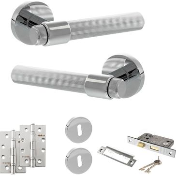 Senza Pari Fasana Door Handle Pack (3 Lever Lock Set) alternative