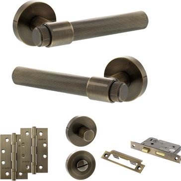 Senza Pari Fasana Door Handle Pack (Bathroom Set)