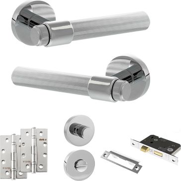 Senza Pari Fasana Door Handle Pack (Bathroom Set)