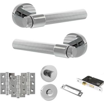 Senza Pari Fasana Door Handle Pack (Bathroom Set) alternative