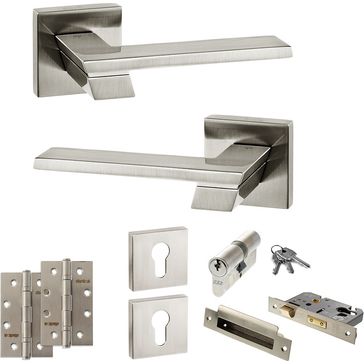 Senza Pari Giovanni Door Handle Pack (Euro Lock Set)