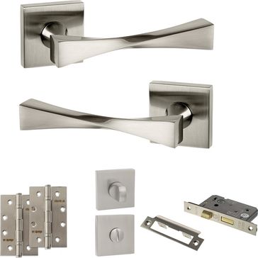 Senza Pari Guido Door Handle Pack (Bathroom Set)