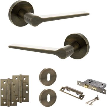 Senza Pari Laviano Door Handle Pack (3 Lever Lock Set)