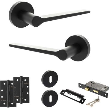 Senza Pari Laviano Door Handle Pack (3 Lever Lock Set)