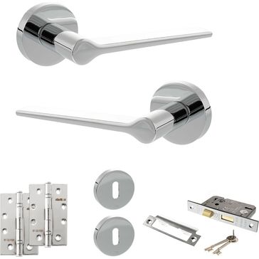 Senza Pari Laviano Door Handle Pack (3 Lever Lock Set)