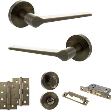 Senza Pari Laviano Door Handle Pack (Bathroom Set)