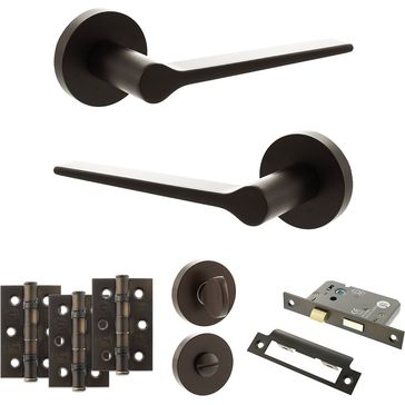 Senza Pari Laviano Door Handle Pack (Bathroom Set) alternative