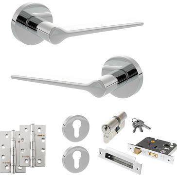 Senza Pari Laviano Door Handle Pack (Euro Lock Set)
