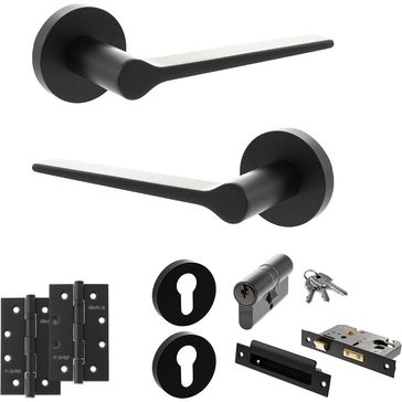 Senza Pari Laviano Door Handle Pack (Euro Lock Set)
