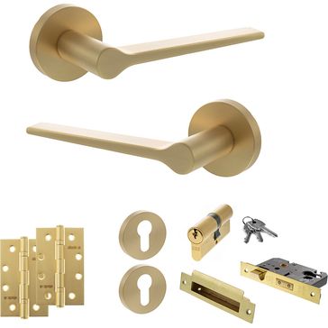 Senza Pari Laviano Door Handle Pack (Euro Lock Set)