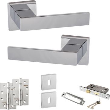 Senza Pari Panetti Door Handle Pack (3 Lever Lock Set)
