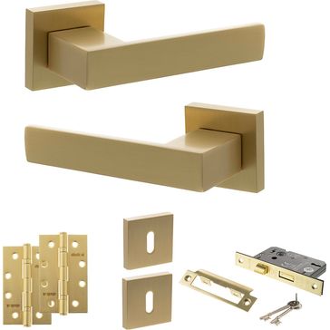 Senza Pari Panetti Door Handle Pack (3 Lever Lock Set)