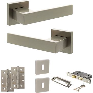Senza Pari Panetti Door Handle Pack (3 Lever Lock Set) alternative