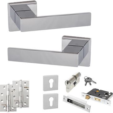 Senza Pari Panetti Door Handle Pack (Euro Lock Set)