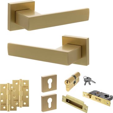 Senza Pari Panetti Door Handle Pack (Euro Lock Set)