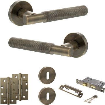 Senza Pari Rosarno Door Handle Pack (3 Lever Lock Set)