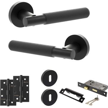 Senza Pari Rosarno Door Handle Pack (3 Lever Lock Set)