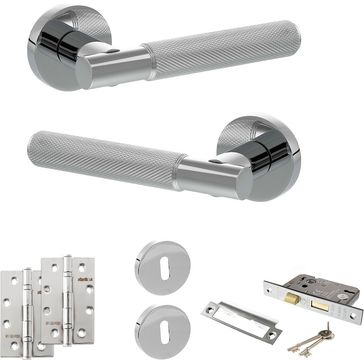 Senza Pari Rosarno Door Handle Pack (3 Lever Lock Set)