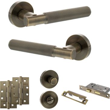 Senza Pari Rosarno Door Handle Pack (Bathroom Set)