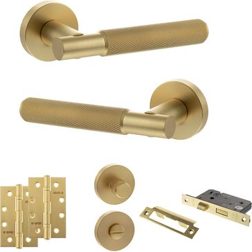 Senza Pari Rosarno Door Handle Pack (Bathroom Set)