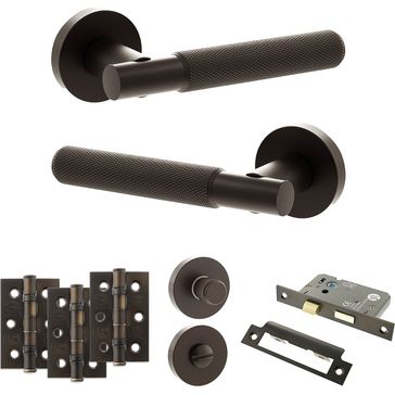Senza Pari Rosarno Door Handle Pack (Bathroom Set) alternative